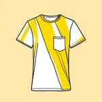 bright yellow t-shirt image